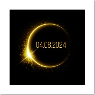 Total Solar Eclipse April 8 2024 men women kids Posters and Art